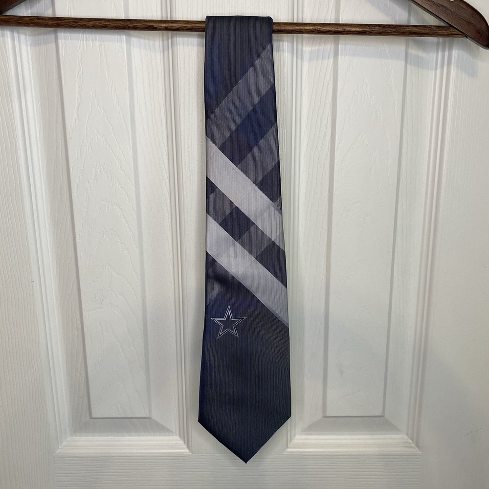 NFL DALLAS COWBOYS  Mens Neck Tie Blue Star 57 X 3.5in Business Casual Fandom